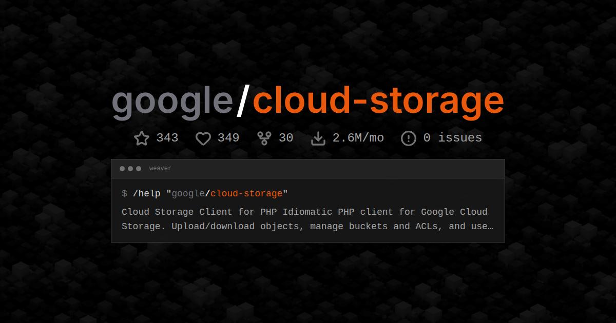 google/cloud-storage