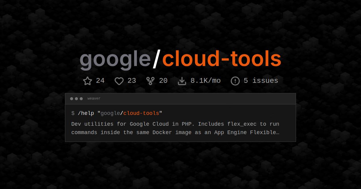 google/cloud-tools