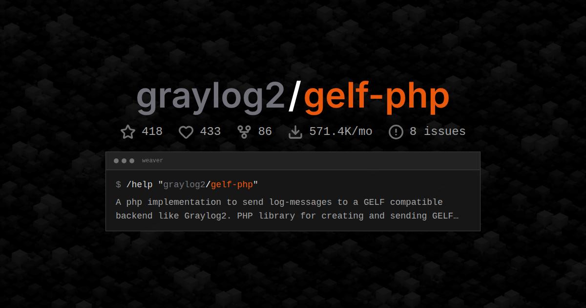 graylog2/gelf-php