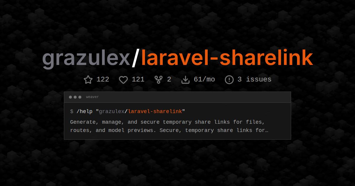 grazulex/laravel-sharelink