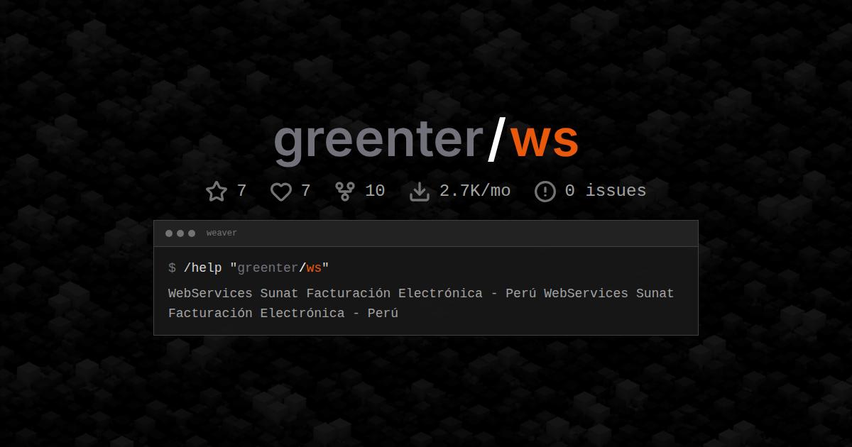 greenter/ws