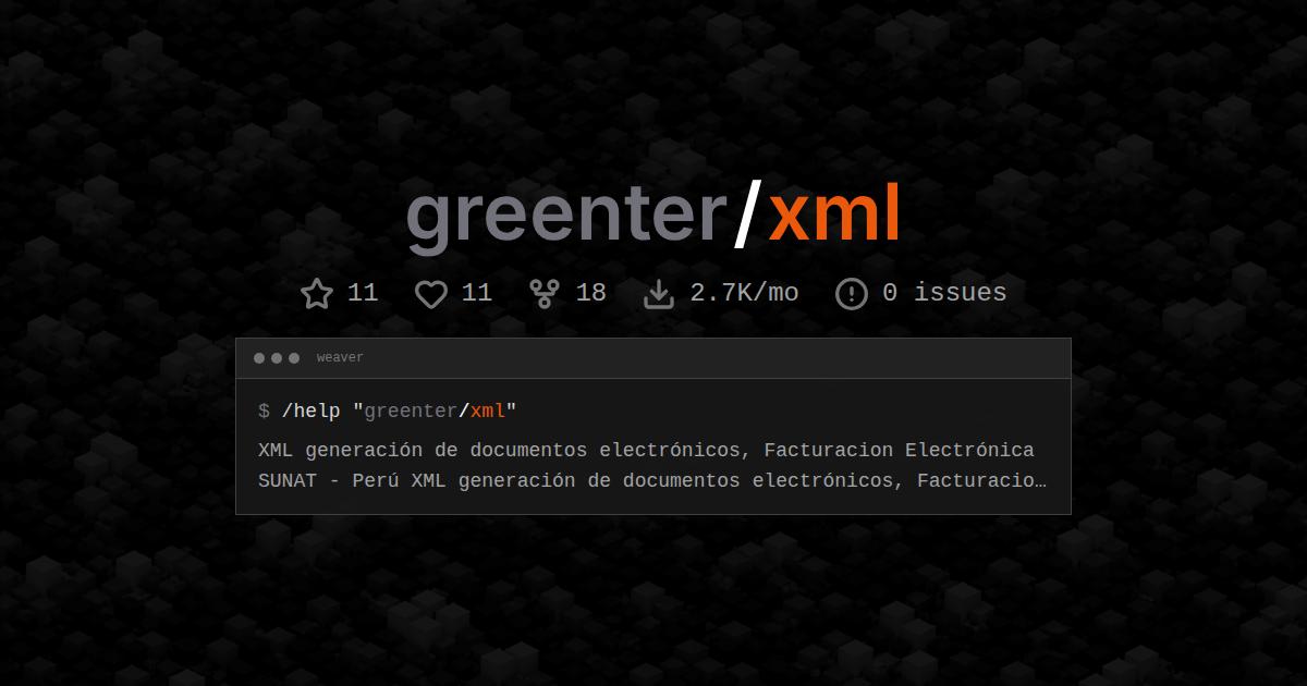 greenter/xml