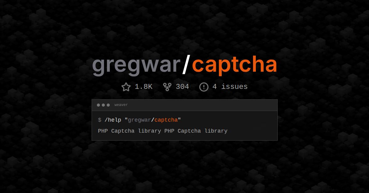 gregwar/captcha