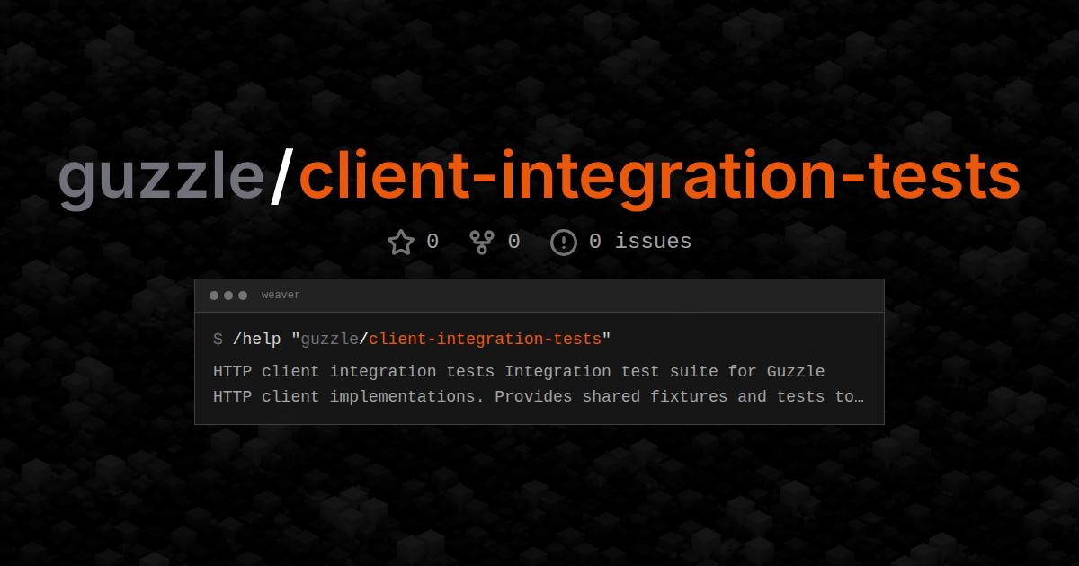 guzzle/client-integration-tests