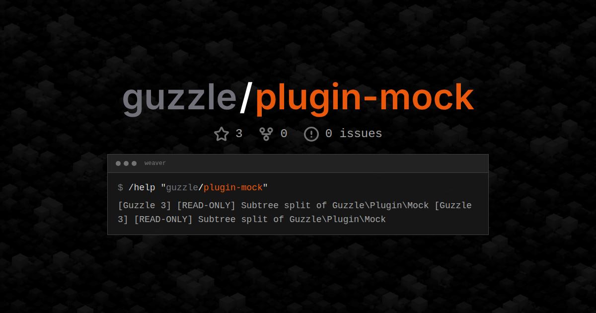 guzzle/plugin-mock