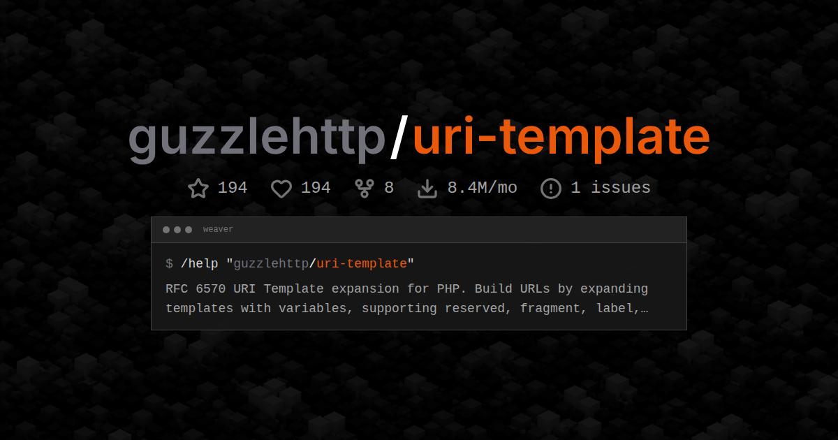 guzzlehttp/uri-template