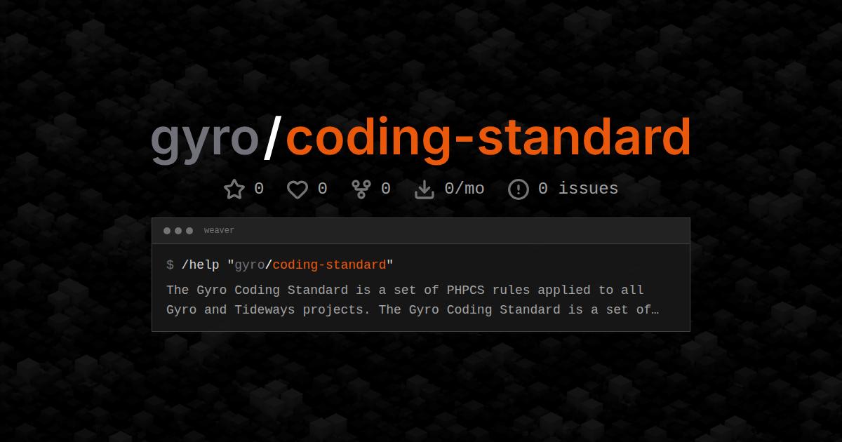 gyro/coding-standard