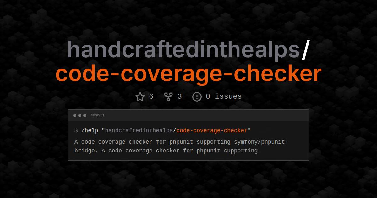 handcraftedinthealps/code-coverage-checker