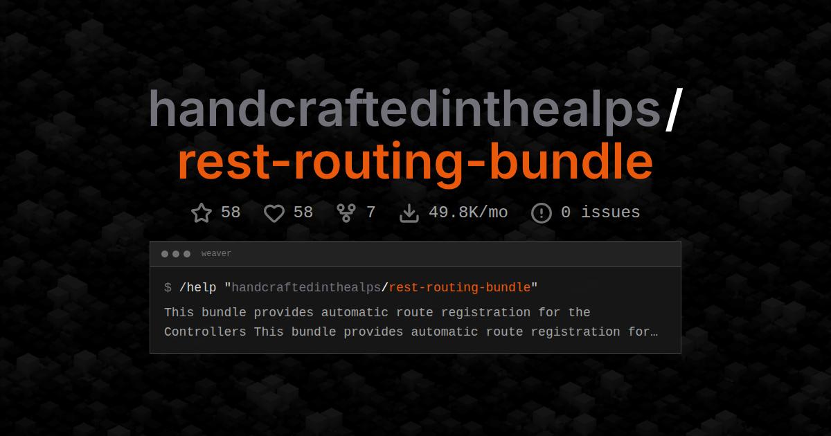handcraftedinthealps/rest-routing-bundle