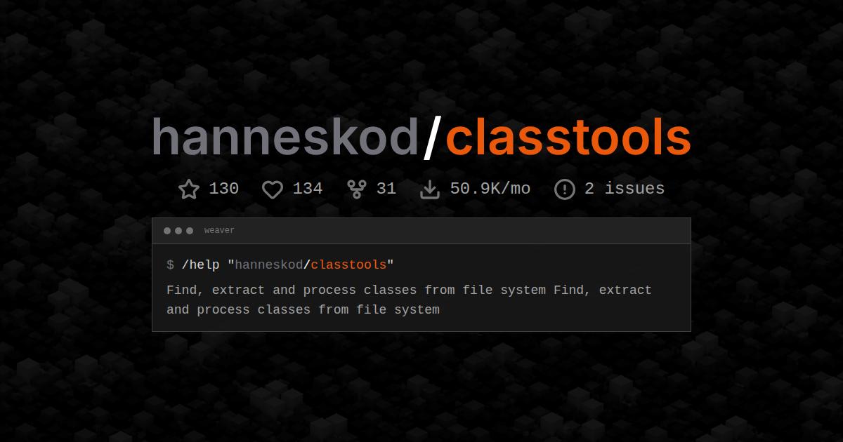 hanneskod/classtools
