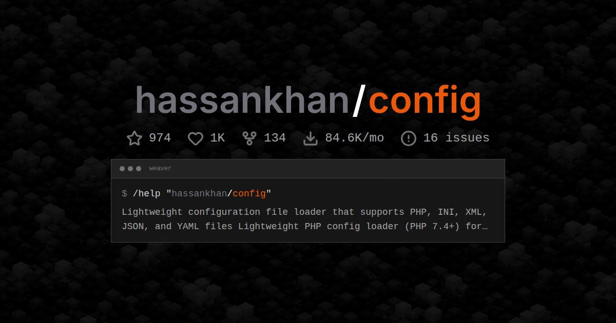hassankhan/config
