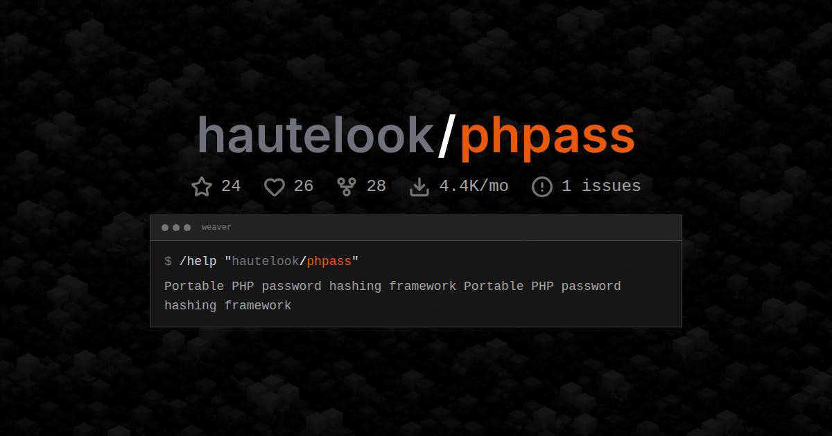 hautelook/phpass