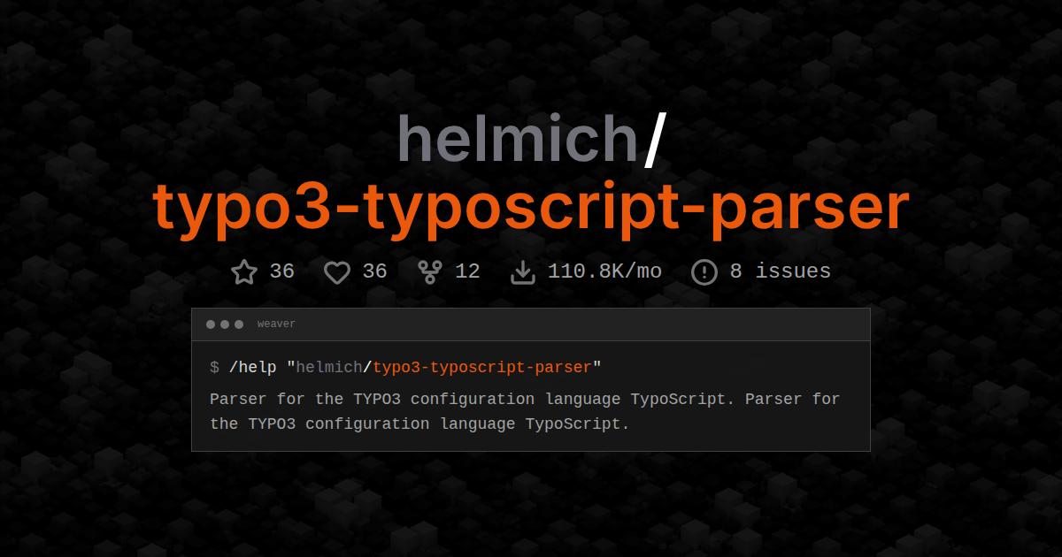 helmich/typo3-typoscript-parser