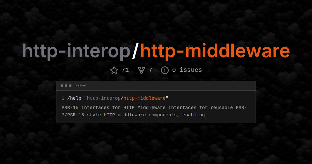 http-interop/http-middleware