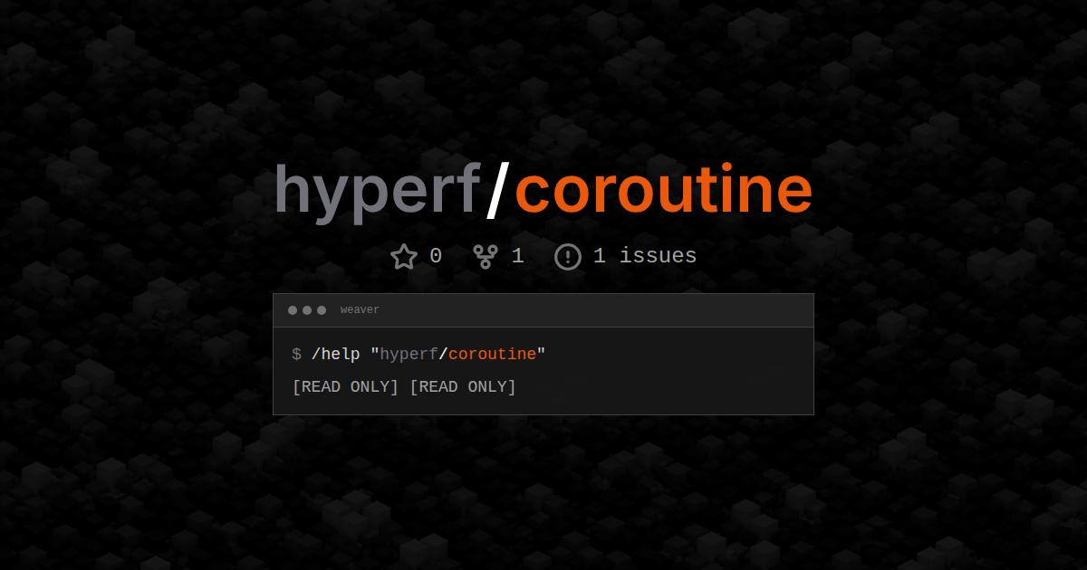 hyperf/coroutine