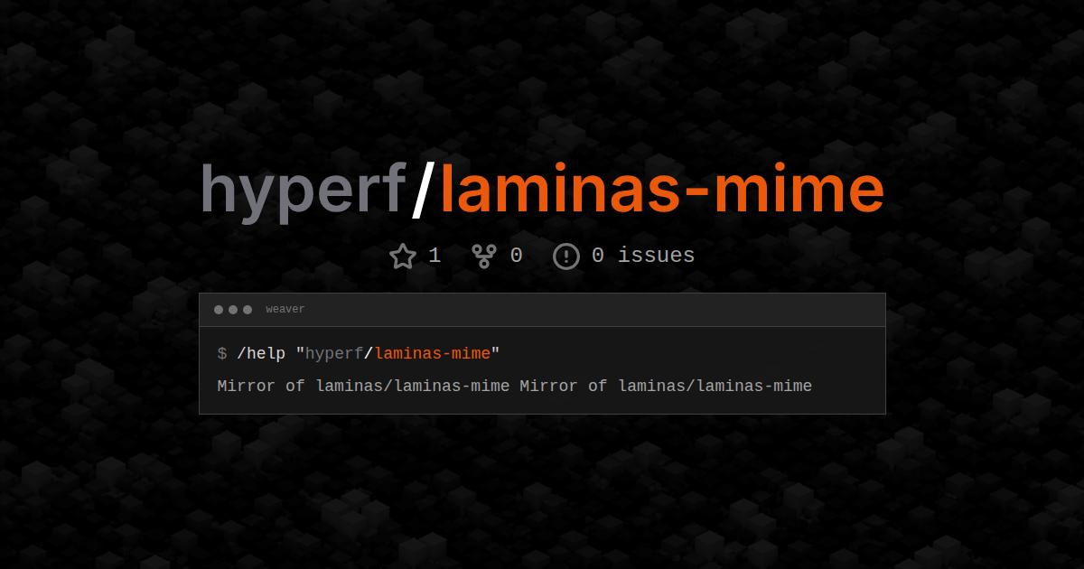 hyperf/laminas-mime