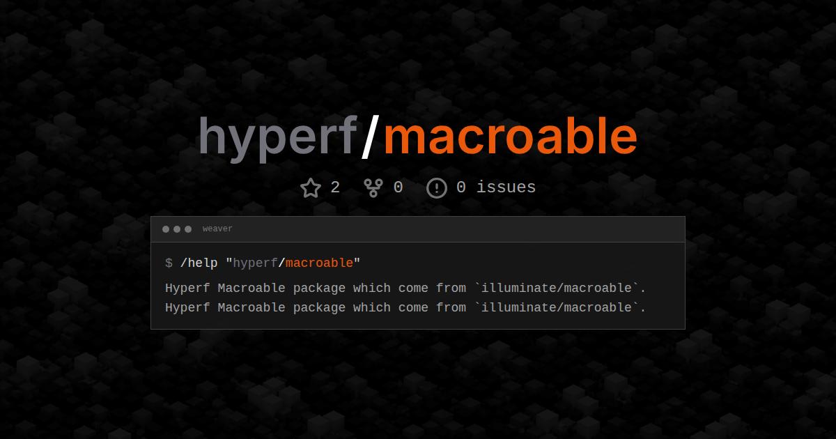 hyperf/macroable