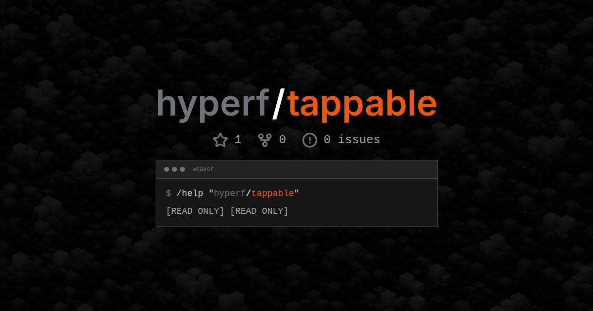 hyperf/tappable