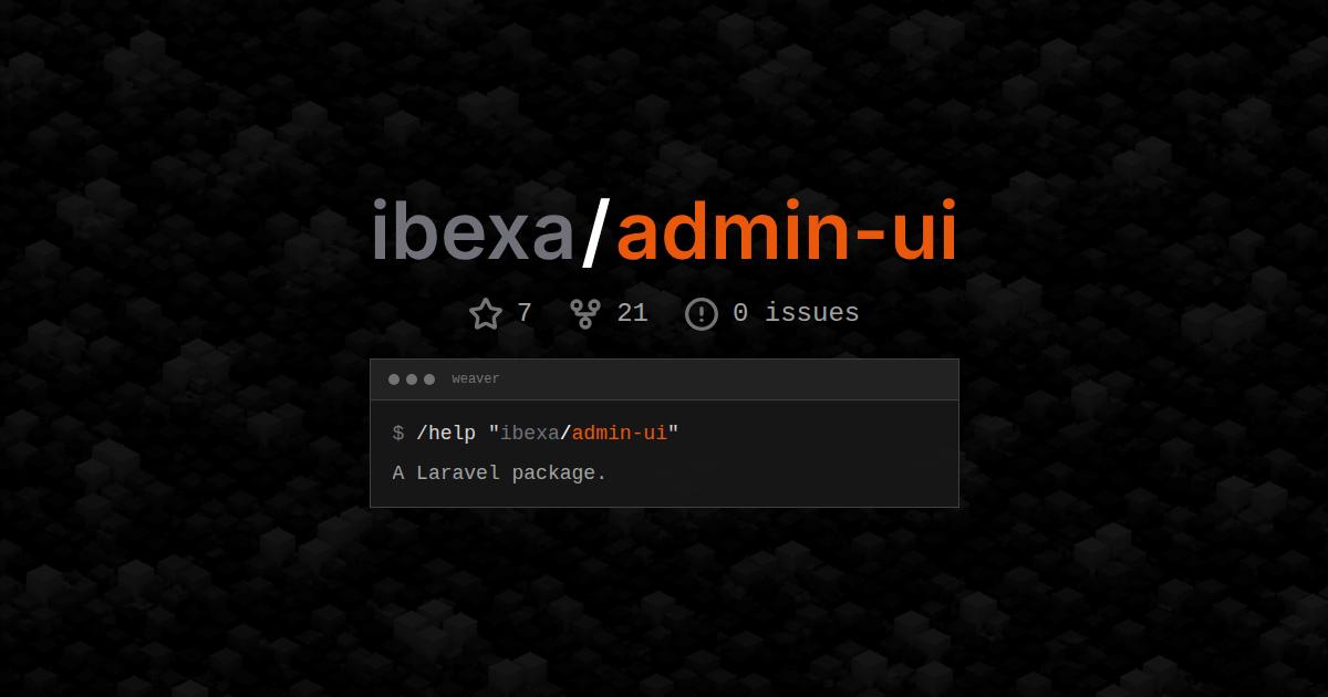 ibexa/admin-ui