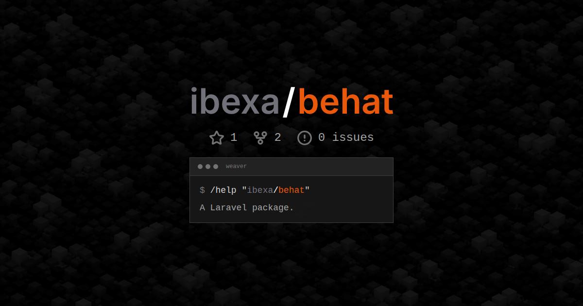 ibexa/behat