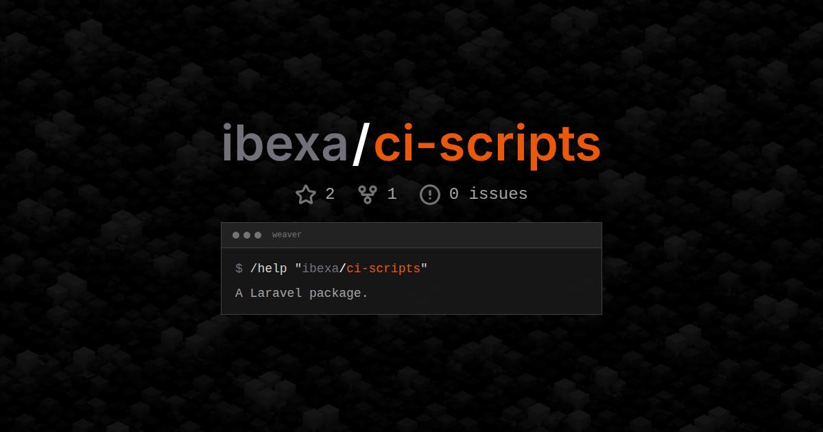 ibexa/ci-scripts