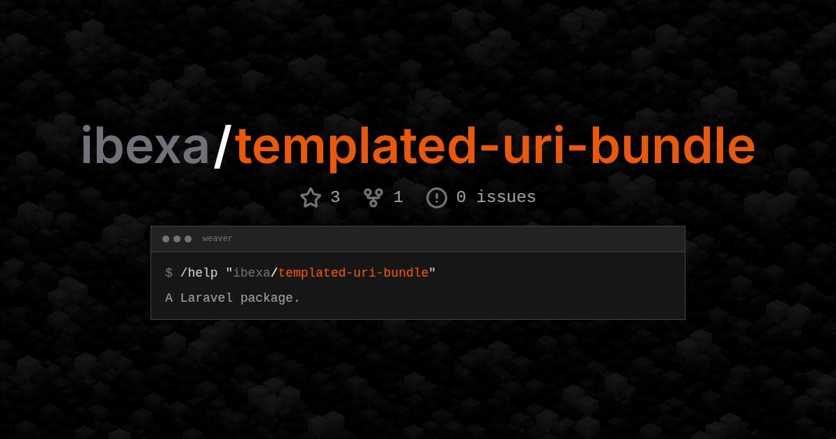 ibexa/templated-uri-bundle