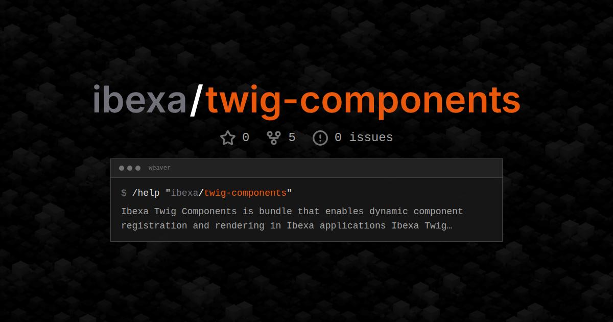 ibexa/twig-components