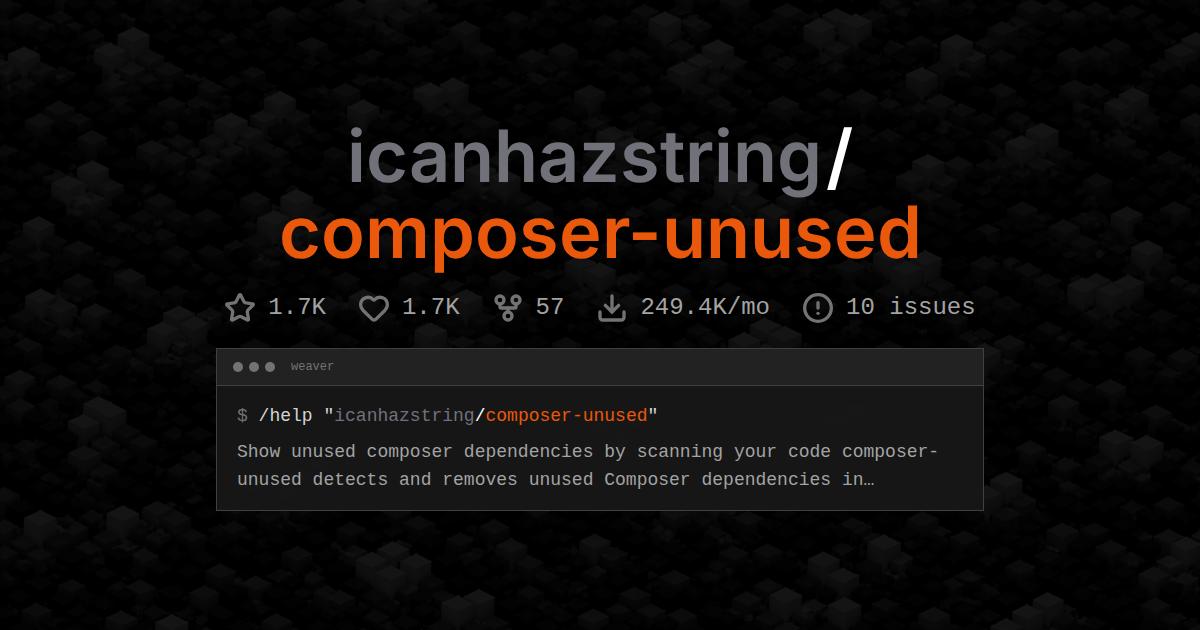 icanhazstring/composer-unused