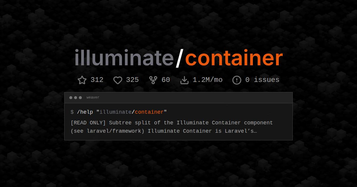 illuminate/container