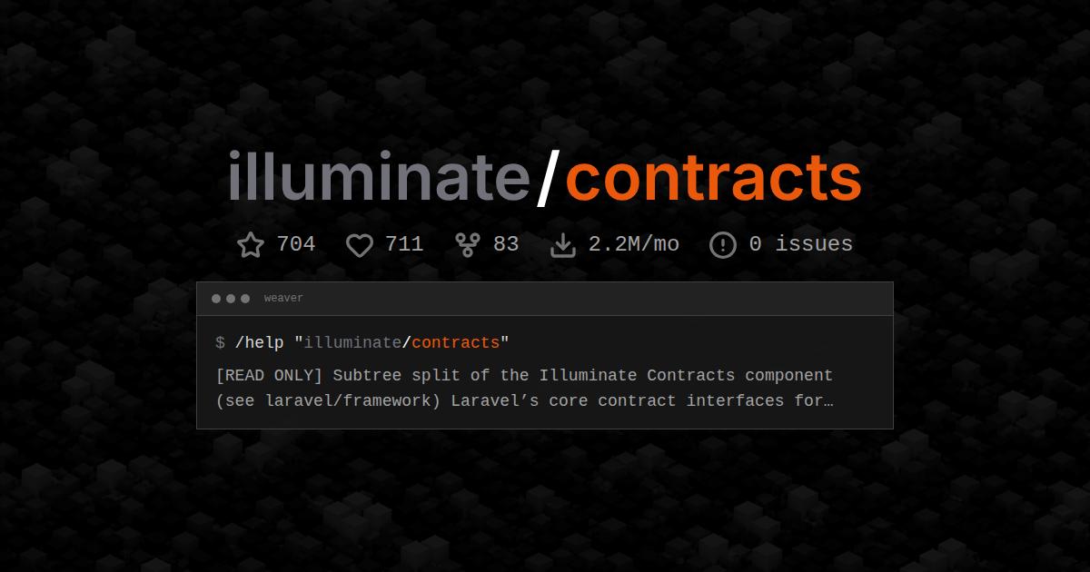 illuminate/contracts