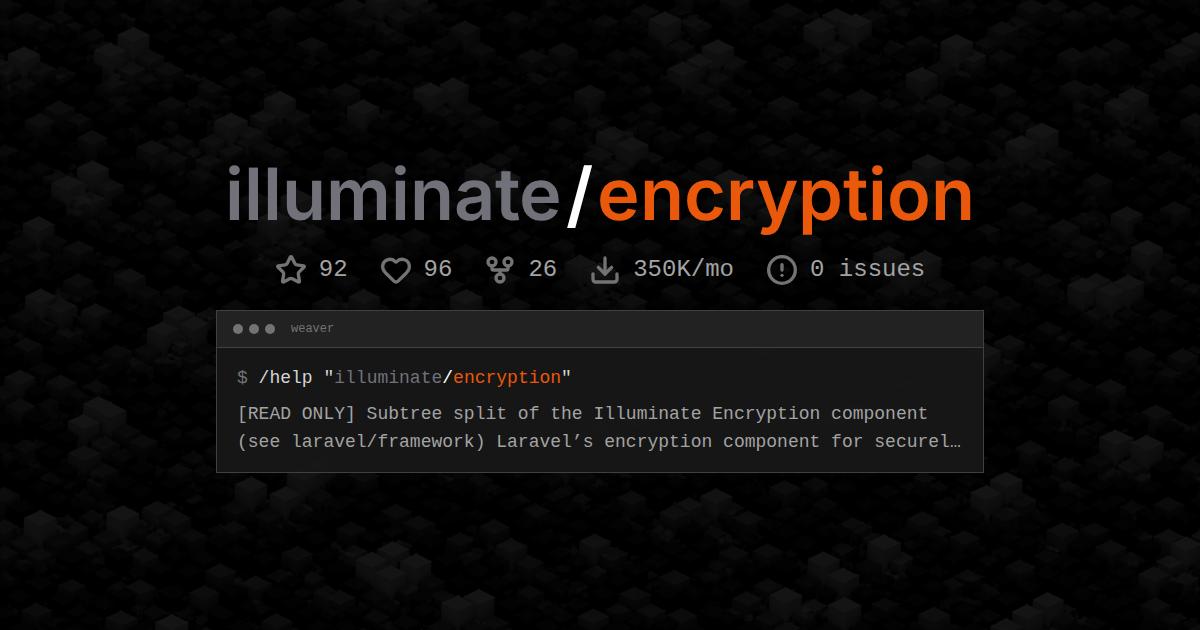 illuminate/encryption