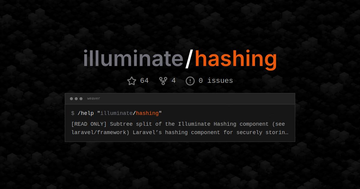 illuminate/hashing