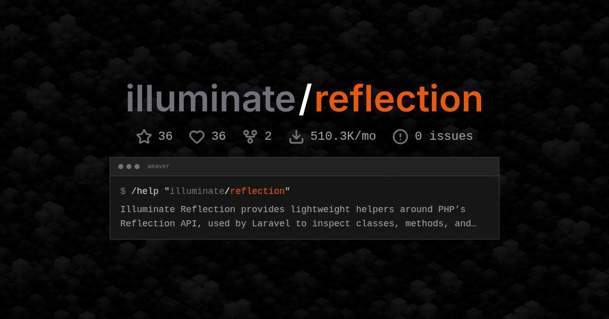 illuminate/reflection