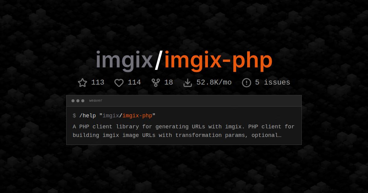 imgix/imgix-php