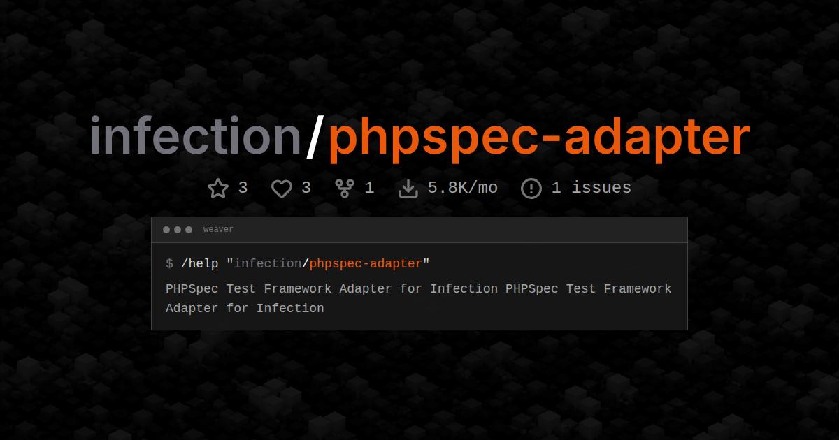 infection/phpspec-adapter