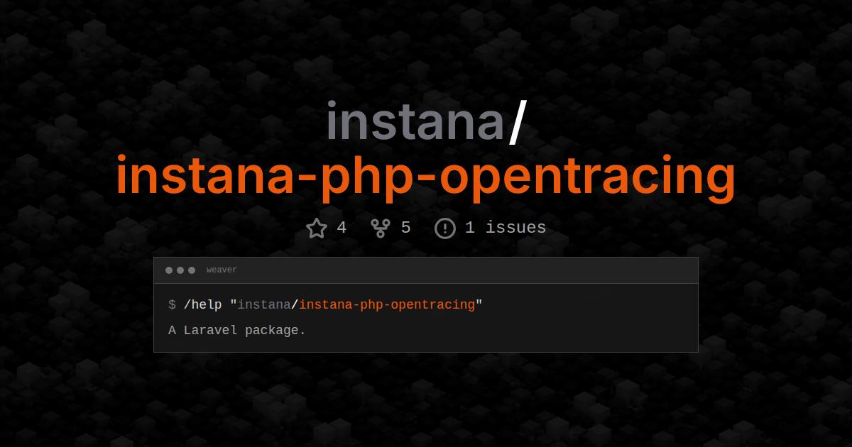 instana/instana-php-opentracing
