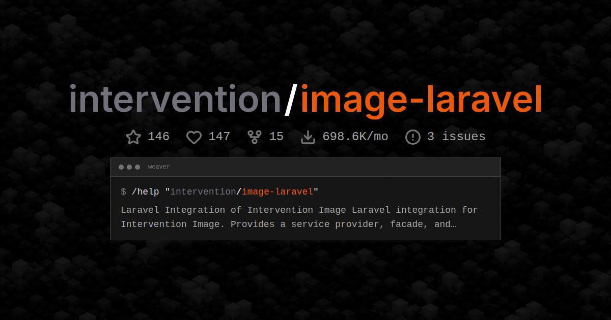 intervention/image-laravel