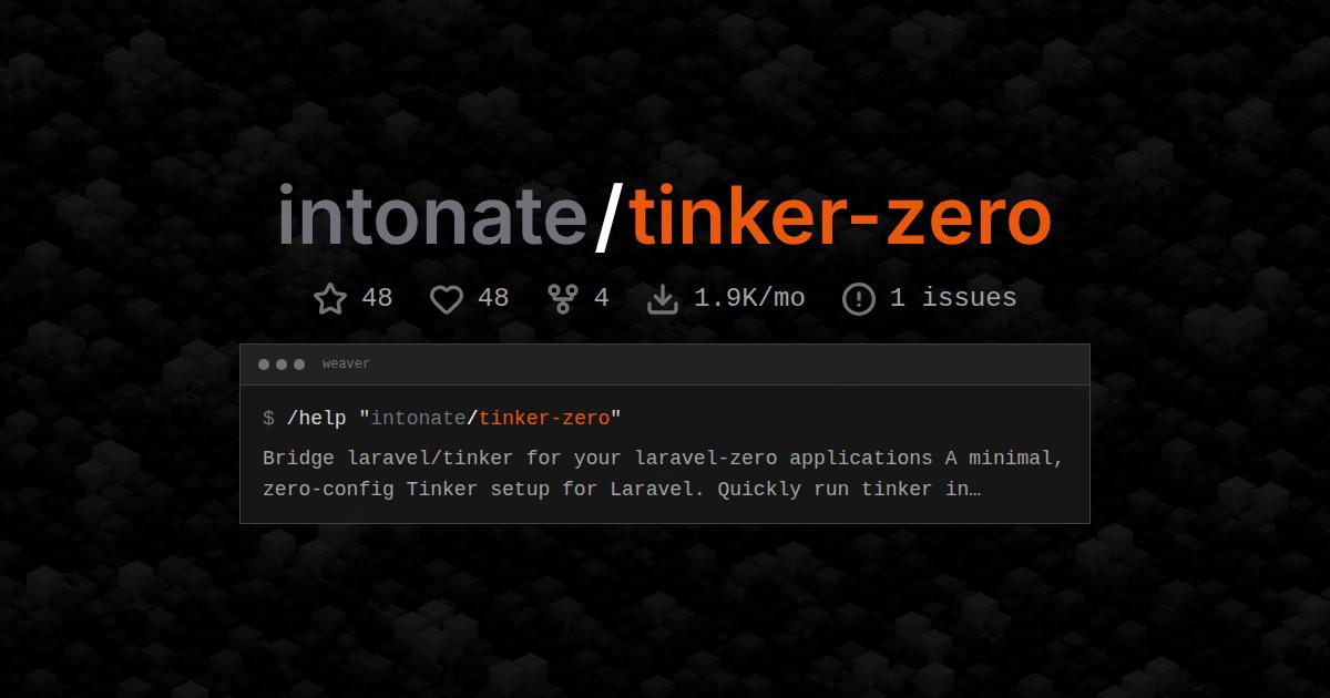 intonate/tinker-zero