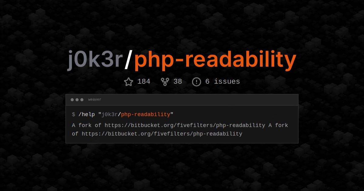j0k3r/php-readability