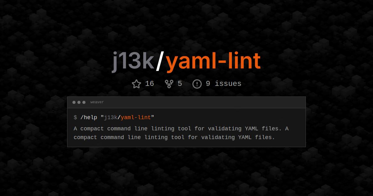 j13k/yaml-lint