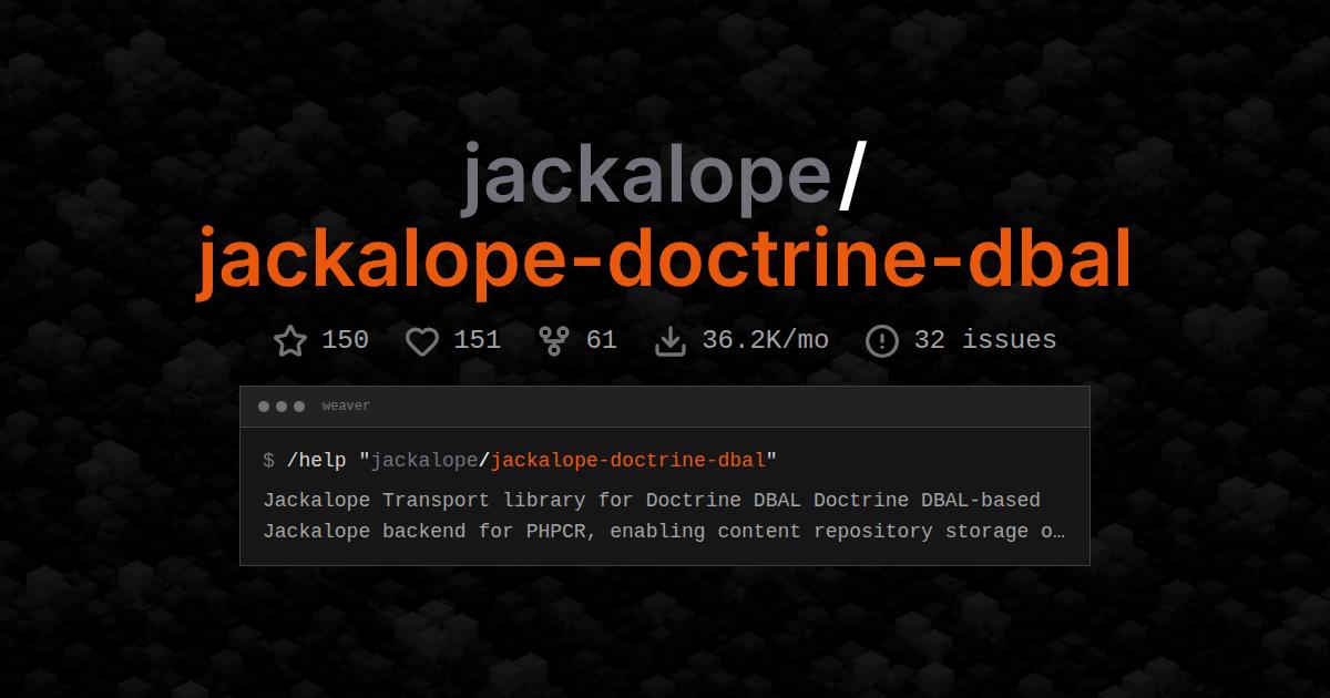 jackalope/jackalope-doctrine-dbal