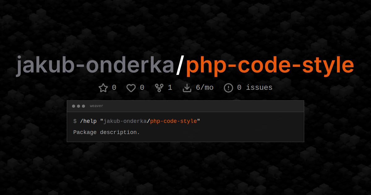 jakub-onderka/php-code-style