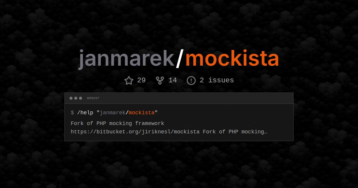 janmarek/mockista
