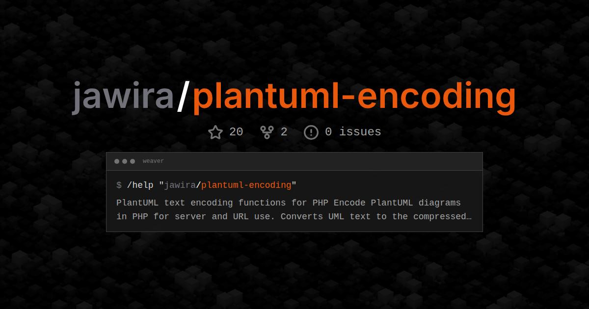jawira/plantuml-encoding
