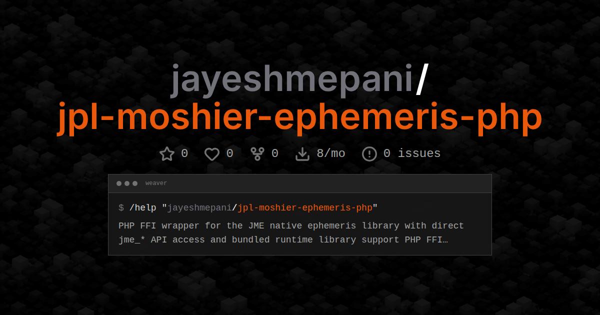 jayeshmepani/jpl-moshier-ephemeris-php