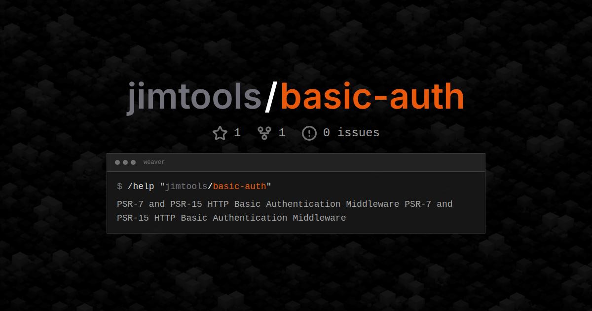 jimtools/basic-auth