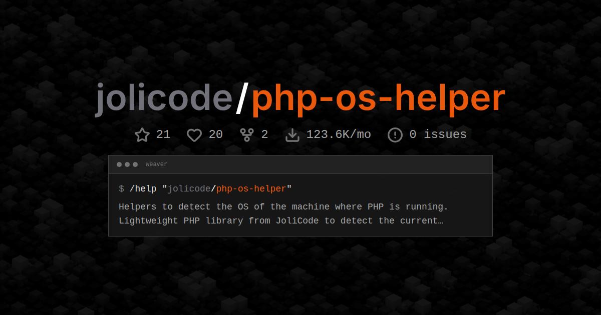 jolicode/php-os-helper