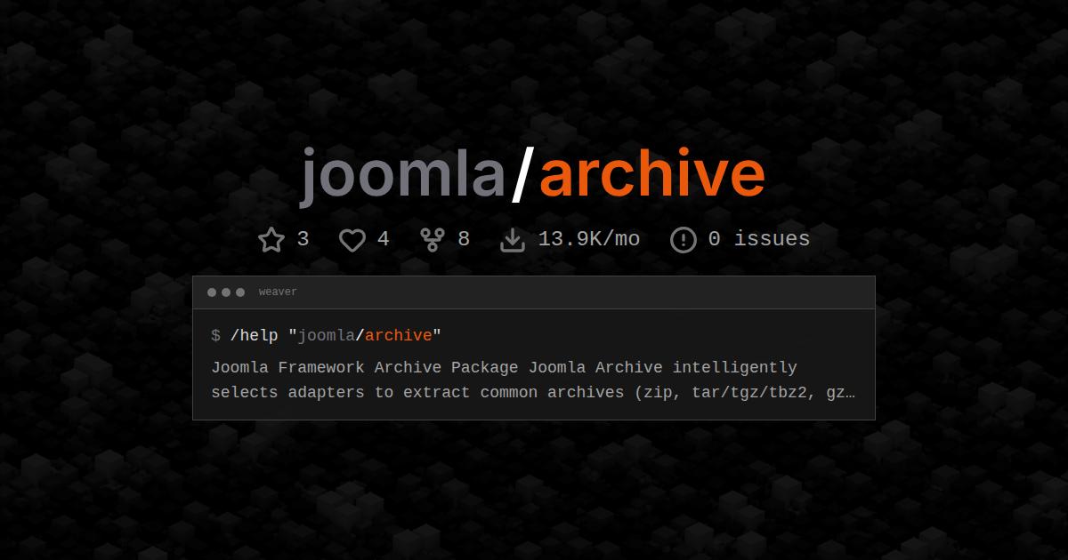 joomla/archive