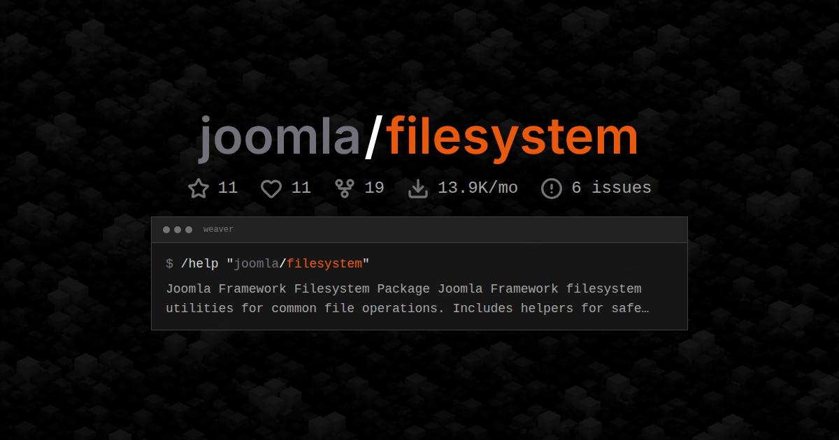 joomla/filesystem