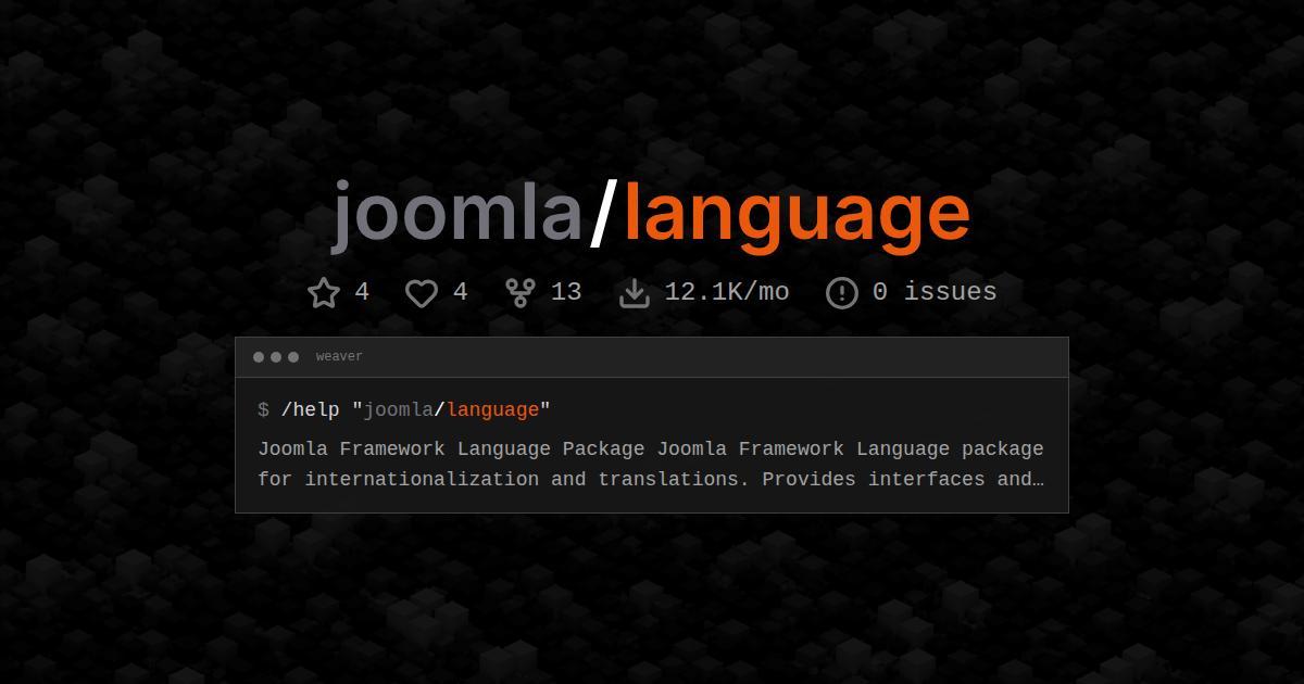 joomla/language